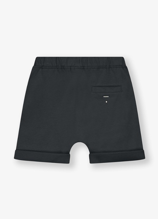 Gray Label Korte joggingbroek van  katoen  - achterkant 2 diepzwart
