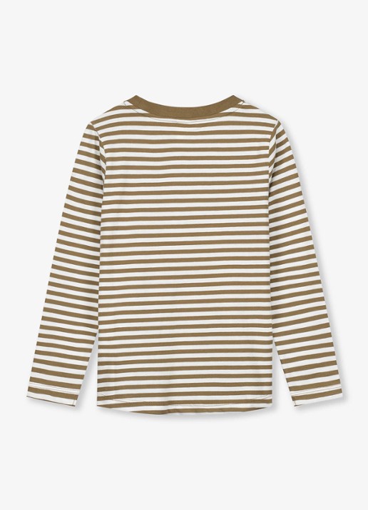 Gray Label Longsleeve met ronde hals - voorkant 3 bruin