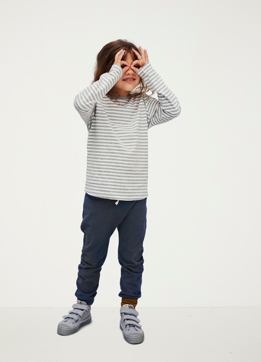 Gray Label Longsleeve van  katoen - voorkant 3 grijs