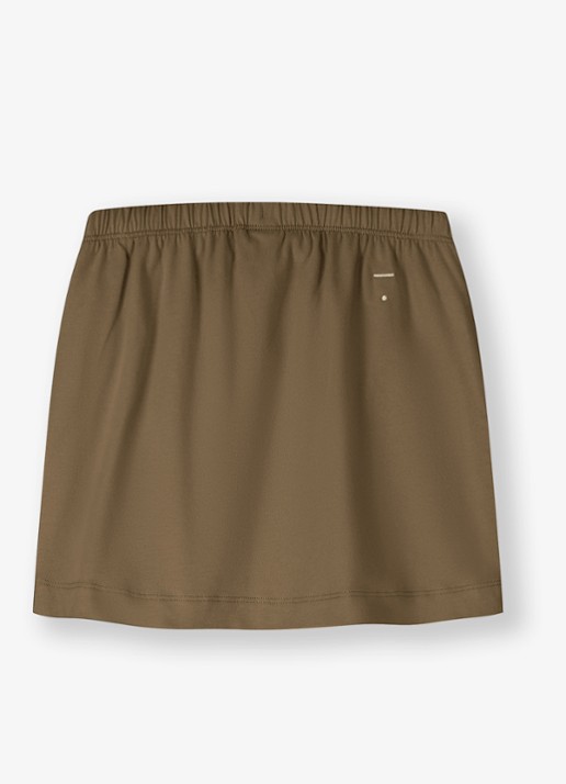 Gray Label Minirok met steekzakken - achterkant lichtbruin