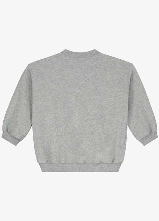 Gray Label Oversized sweater met ronde hals - voorkant 2 grijsmele