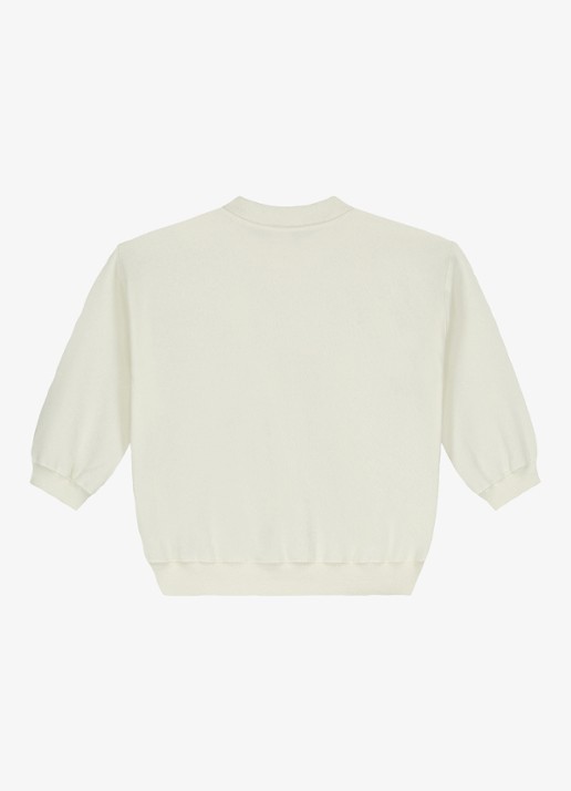 Gray Label Oversized sweater met ronde hals - voorkant 2 gebroken wit