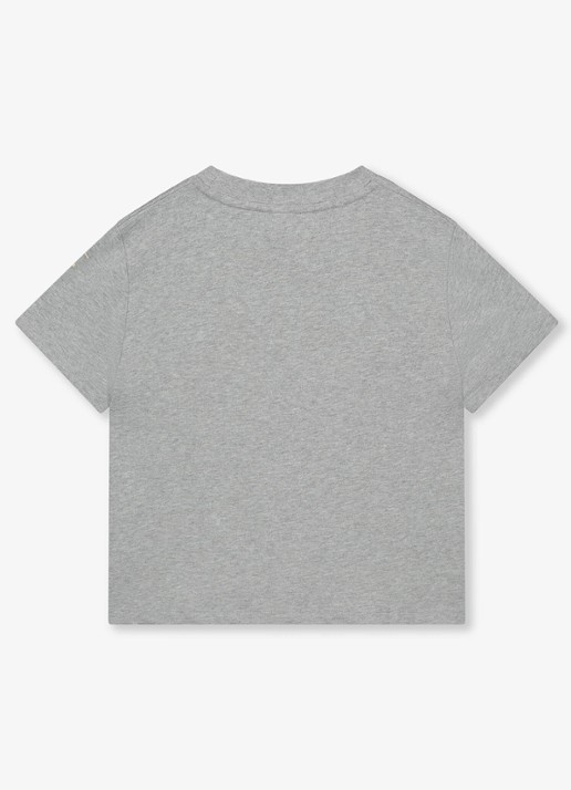 Gray Label Oversized T-shirt met ronde hals - voorkant 2 grijsmele