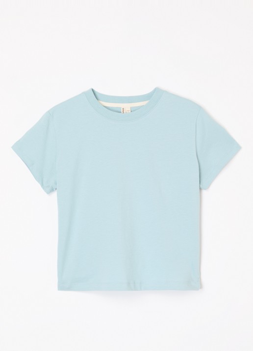 Gray Label Oversized T-shirt met ronde hals - voorkant lichtblauw