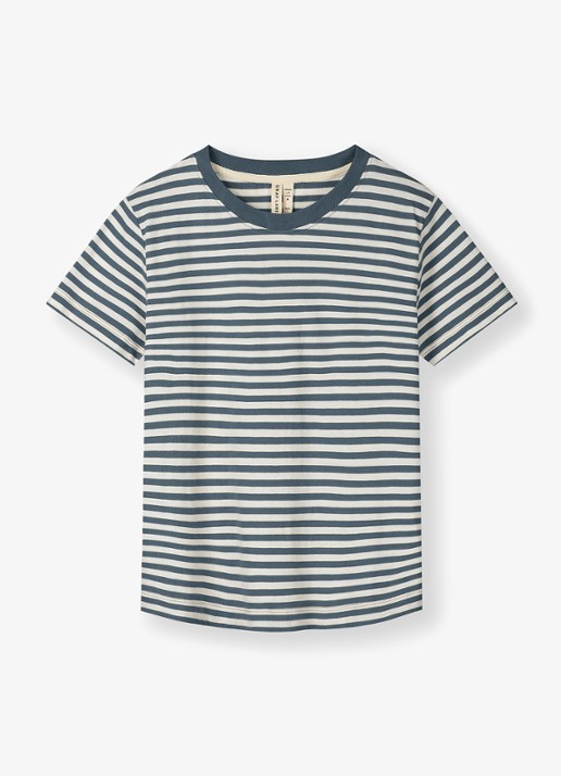 Gray Label Oversized T-shirt met ronde hals - voorkant donkerblauw