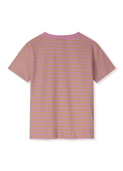 Gray Label Oversized T-shirt met ronde hals - achterkant lichtroze