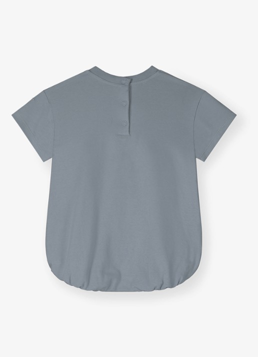 Gray Label Romper met ronde hals - achterkant grijs
