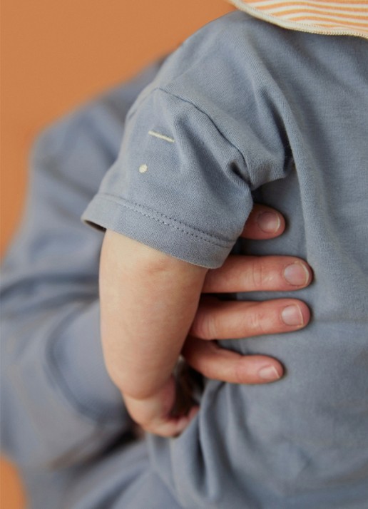 Gray Label Romper met ronde hals - detail 4 grijs