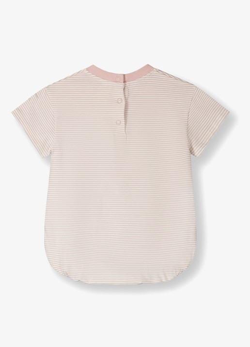 Gray Label Romper met ronde hals - achterkant 2 roze