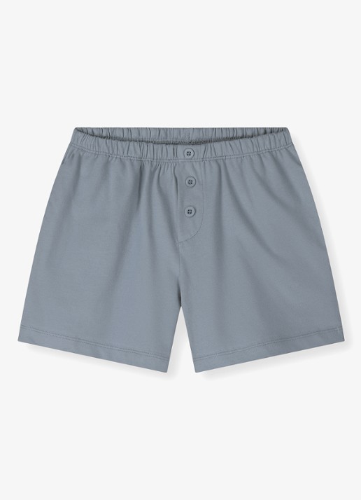 Gray Label Straight fit korte broek met steekzakken - voorkant 2 staalblauw