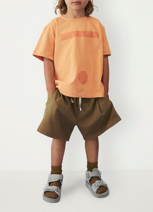 Gray Label Straight fit korte broek met steekzakken - voorkant 4 lichtbruin