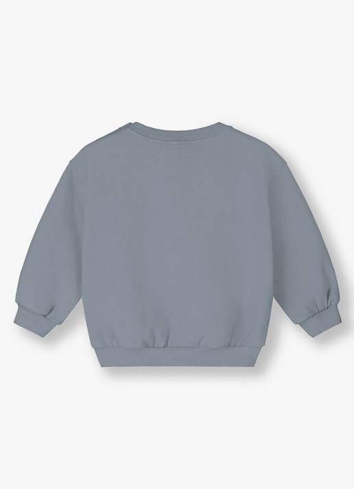 Gray Label Sweater met ronde hals - achterkant grijs