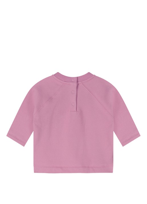 Gray Label Sweater met ronde hals - achterkant lichtroze