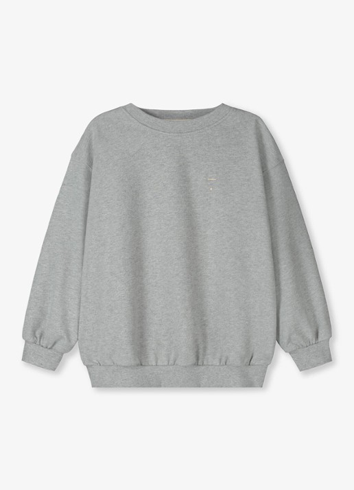 Gray Label Sweater met ronde hals - voorkant grey melange-505 / grijs