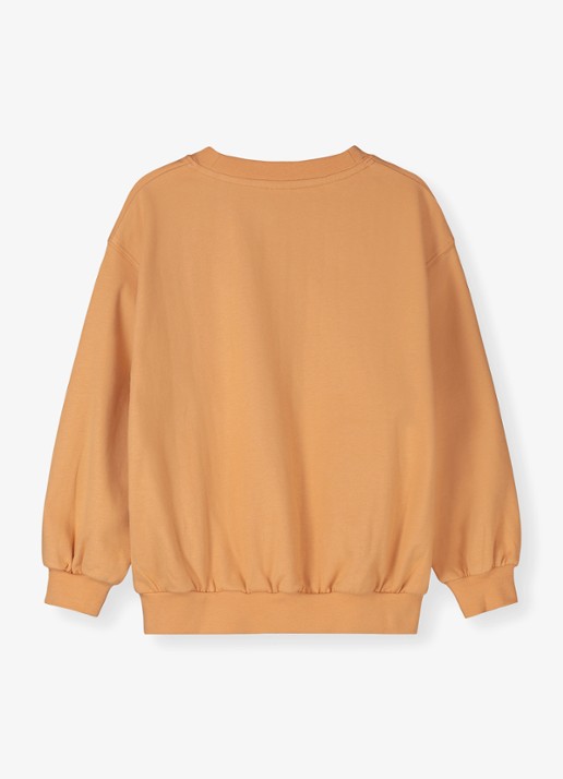 Gray Label Sweater met ronde hals - achterkant 4 orange