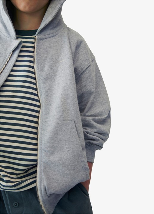 Gray Label Sweatvest met stretch - detail 4 grijsmele