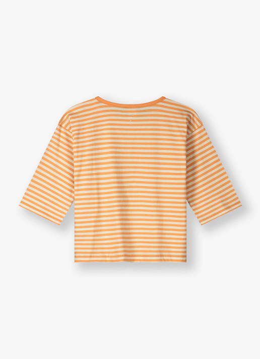 Gray Label T-shirt met ronde hals - achterkant orange