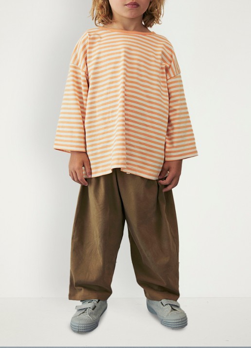 Gray Label T-shirt met ronde hals - voorkant 3 orange