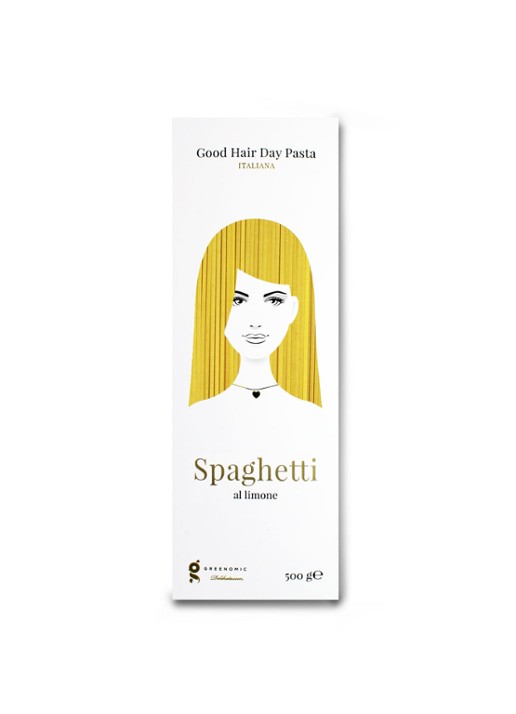 Greenomic Al Limone spaghetti 500 gram - voorkant undefined