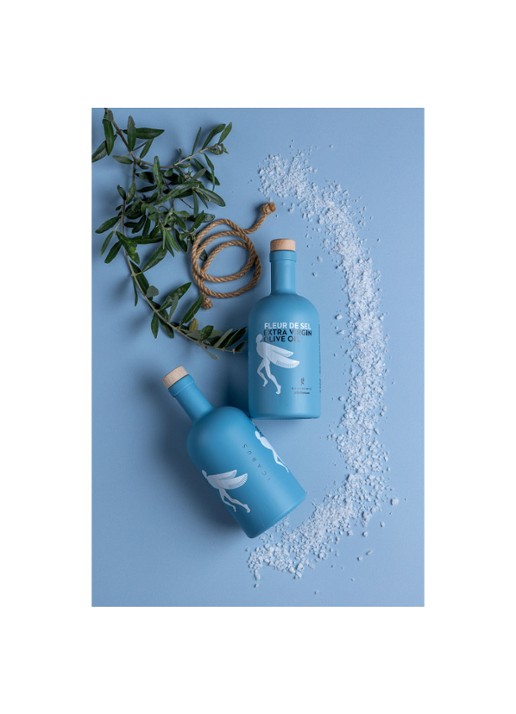 Greenomic Extra Virgin Fleur de Sel olijfolie 500 ml - voorkant 3 undefined