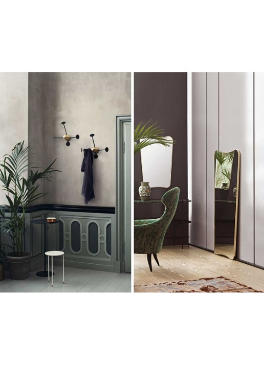 Gubi F.A. 33 wandspiegel 80 x 54 cm - detail 4 goud