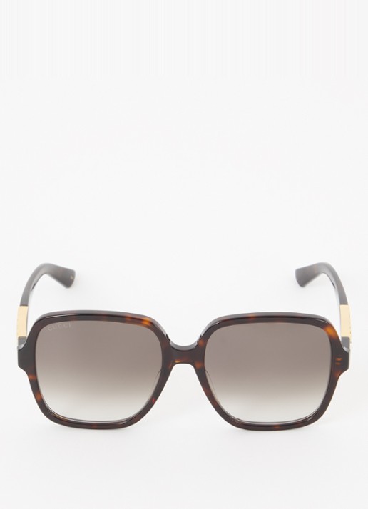 Gucci Aviator zonnebril GG1189S - detail 2 donkerbruin
