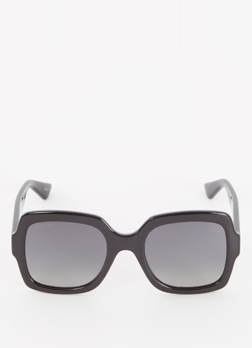Gucci Butterfly zonnebril gepolariseerd GG1337S - detail zwart