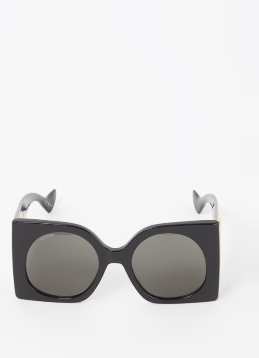 Gucci Butterfly zonnebril GG1254S - detail zwart