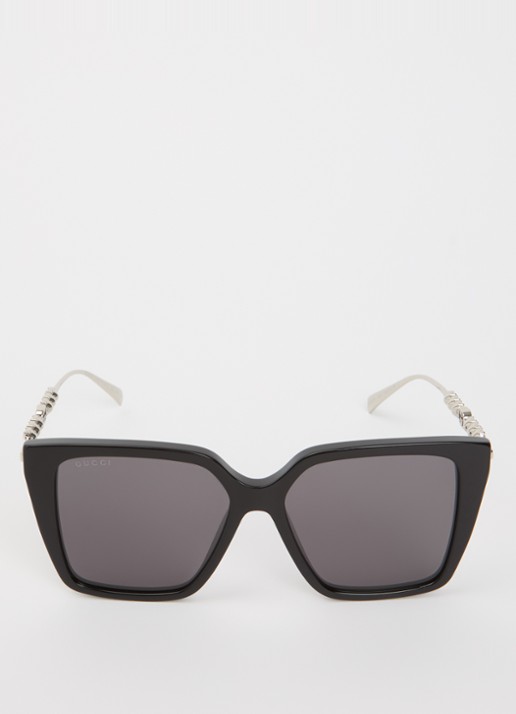Gucci Butterfly zonnebril GG1967S - detail 2 zilver