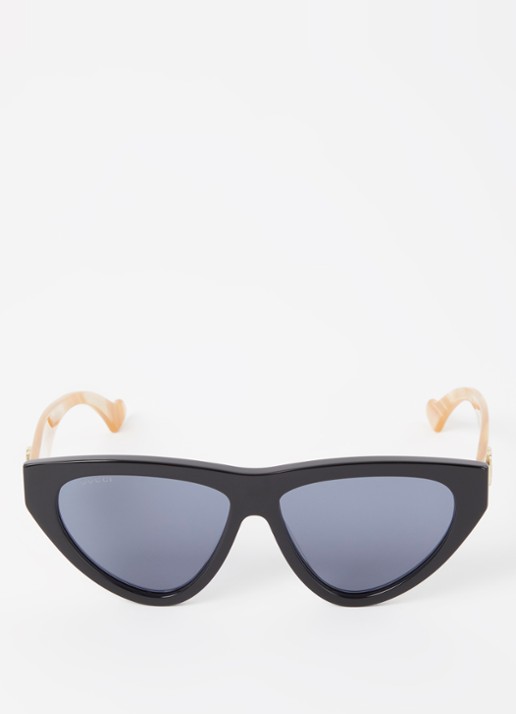 Gucci Cat Eye zonnebril GG1333S - detail zwart