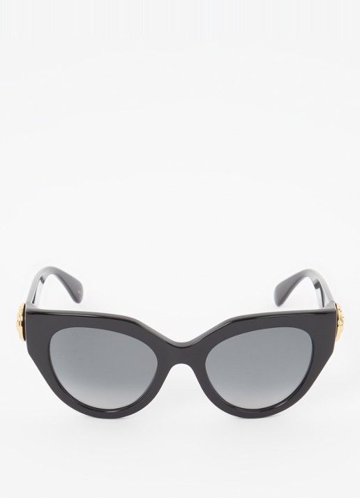 Gucci Cat Eye zonnebril GG1408S - detail zwart