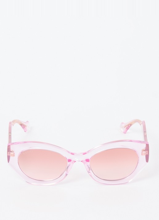 Gucci Cat Eye zonnebril GG1553S  - detail 3 roze
