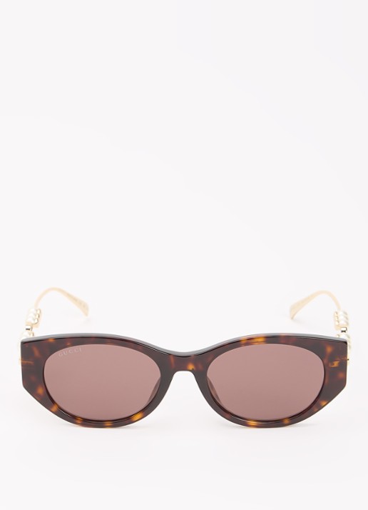 Gucci Cat eye zonnebril GG1970SA - detail goud
