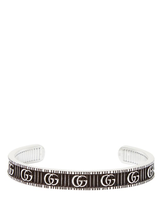 Gucci Double G armband sterling zilver - voorkant zilver