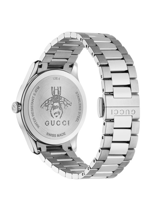 Gucci G-Timeless Iconic horloge YA1264126 - achterkant 3 zilver