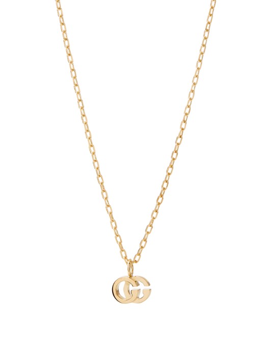Gucci GG Running ketting van 18k geelgoud met topaas  - voorkant 3 goud