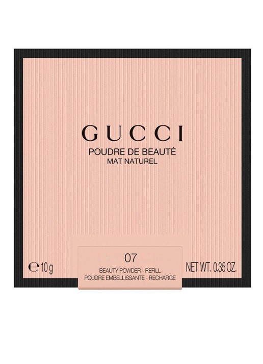 Gucci Gucci Poudre de Beauté Mat Naturel - gezichtspoeder navulling - voorkant 4 07 medium olive