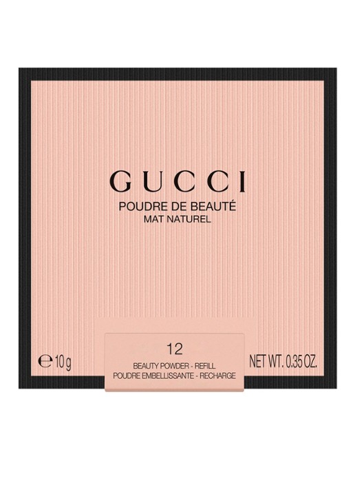 Gucci Gucci Poudre de Beauté Mat Naturel - gezichtspoeder navulling - voorkant 4 12 deep neutral