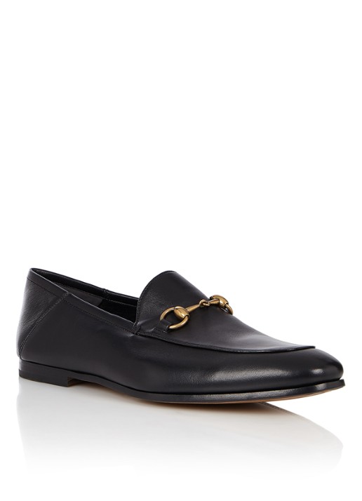Gucci Horsebit loafer van leer - voorkant 4 zwart