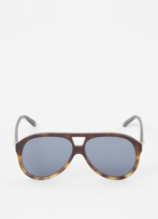 Gucci Piloten zonnebril GG1286S - detail 3 bruin