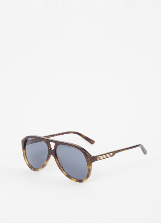 Gucci Piloten zonnebril GG1286S - voorkant bruin