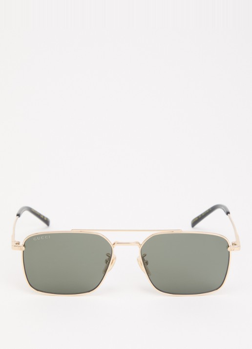 Gucci Piloten zonnebril GG1957SA - detail 2 goud