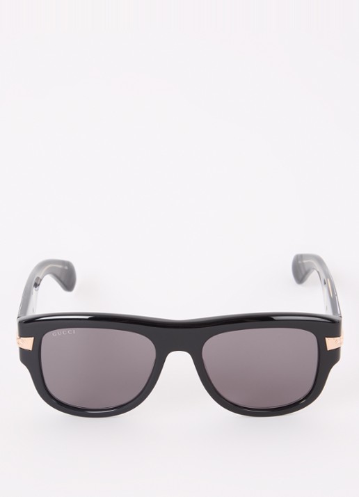 Gucci Retro zonnebril GC002208 - detail 4 zwart
