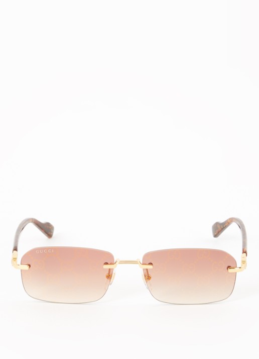 Gucci Retro zonnebril GG1221S - detail 2 bruin