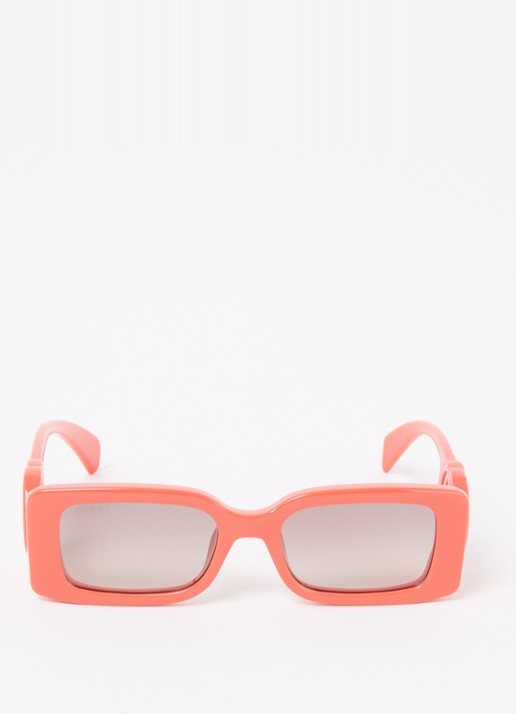 Gucci Retro zonnebril GG1325S - detail 3 perzikroze