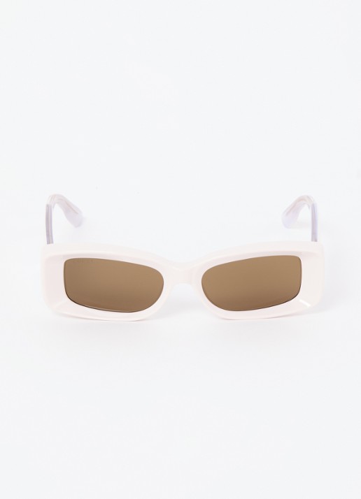 Gucci Retro zonnebril GG1528S - detail gebroken wit