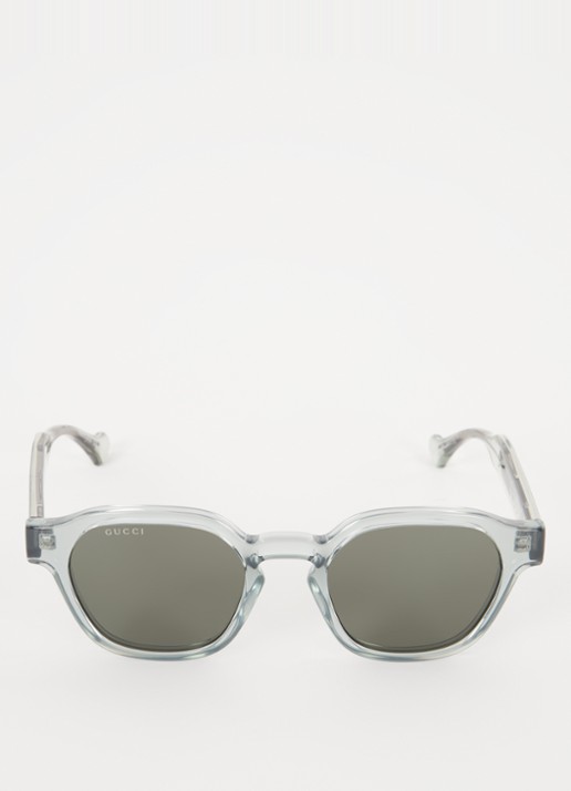 Gucci Retro zonnebril GG1730S - detail 2 lichtgrijs