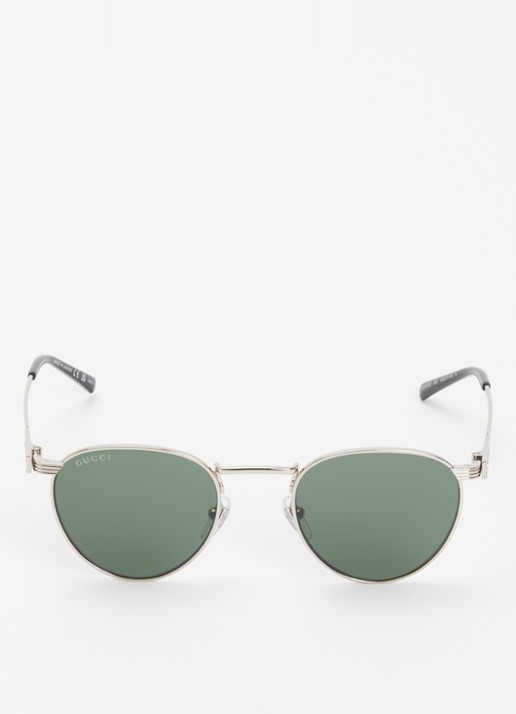 Gucci Retro zonnebril GG1875S - detail zilver