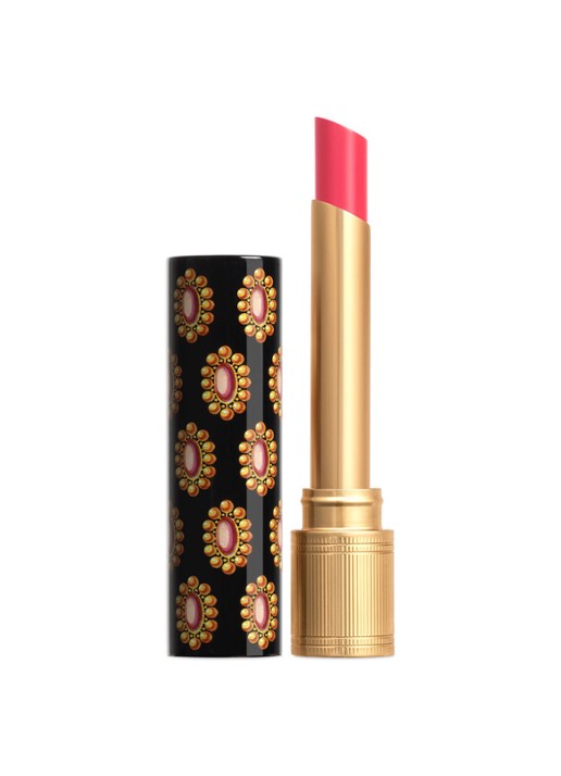 Gucci Rouge de Beauté Brillant Glow en Care - lipstick - voorkant 6 412 princess narah rose