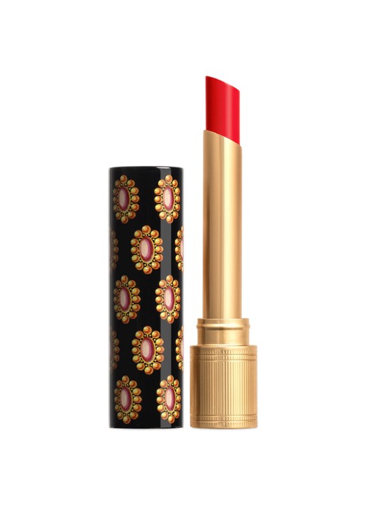 Gucci Rouge de Beauté Brillant Glow en Care - lipstick - voorkant 6 514 virgina scarlett